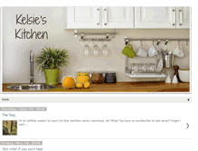 Tablet Screenshot of kelsieskitchen.com